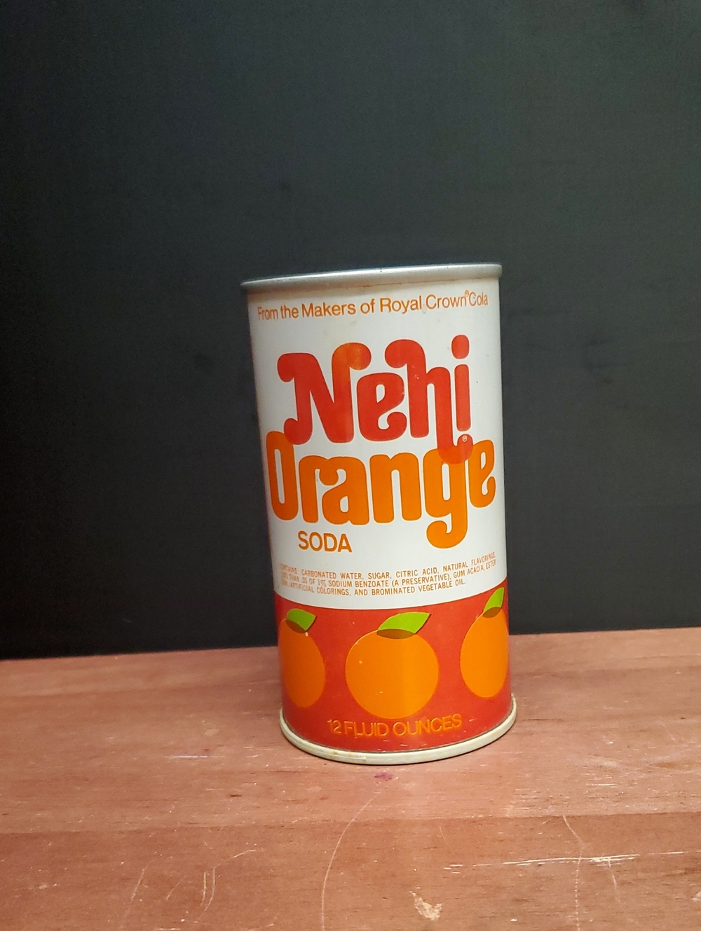 Vintage Nehi Orange Soda Can Music Box WORKS!